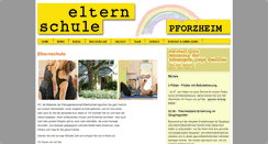 Desktop Screenshot of elternschule-pforzheim.de
